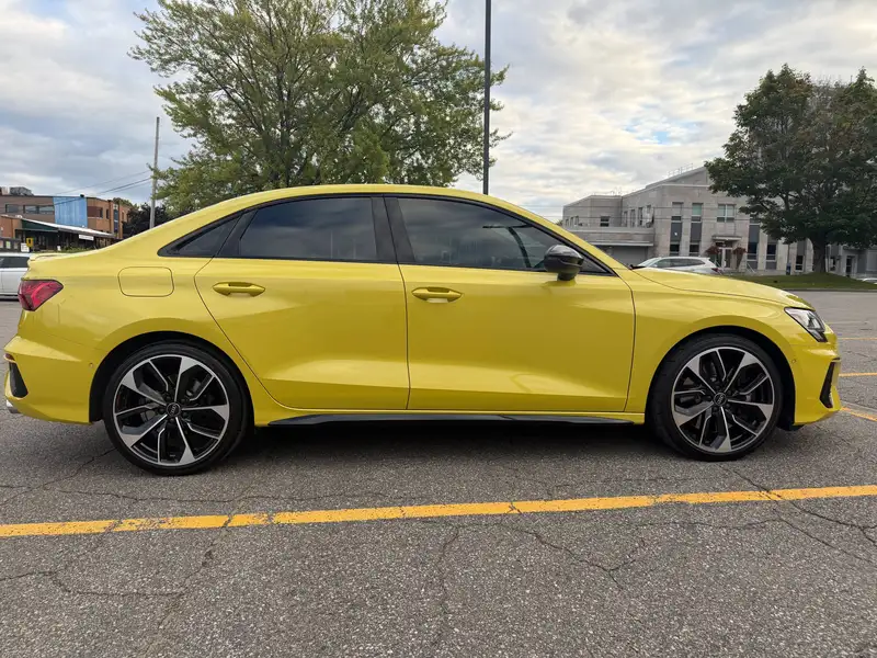 2024 Audi S3 Technik, žlutá, 36 700 km, dovoz Kanada — foto 7 z 12