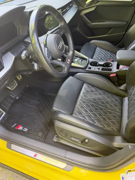 2024 Audi S3 Technik, žlutá, 36 700 km, dovoz Kanada — foto 9 z 12