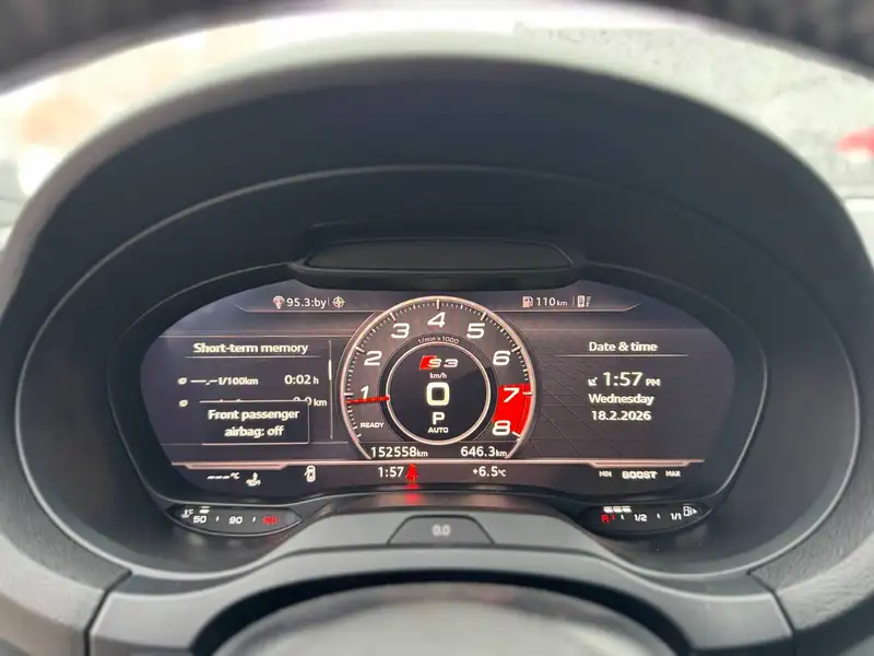 2017 Audi S3 Technik, černá, 152 558 km, dovoz Kanada — foto 12 z 12