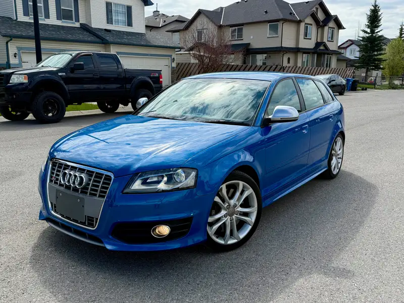 2010 Audi S3, modrá, 77 800 km, dovoz Kanada — foto 2 z 12