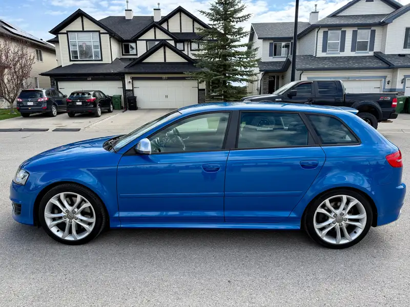 2010 Audi S3, modrá, 77 800 km, dovoz Kanada — foto 7 z 12