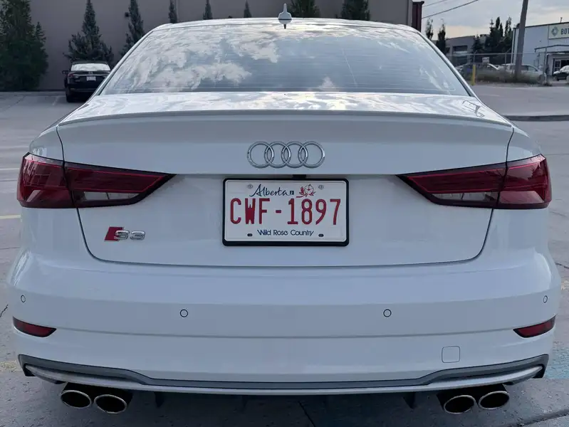 2018 Audi S3 Technik, bílá, 48 000 km, dovoz Kanada — foto 4 z 12