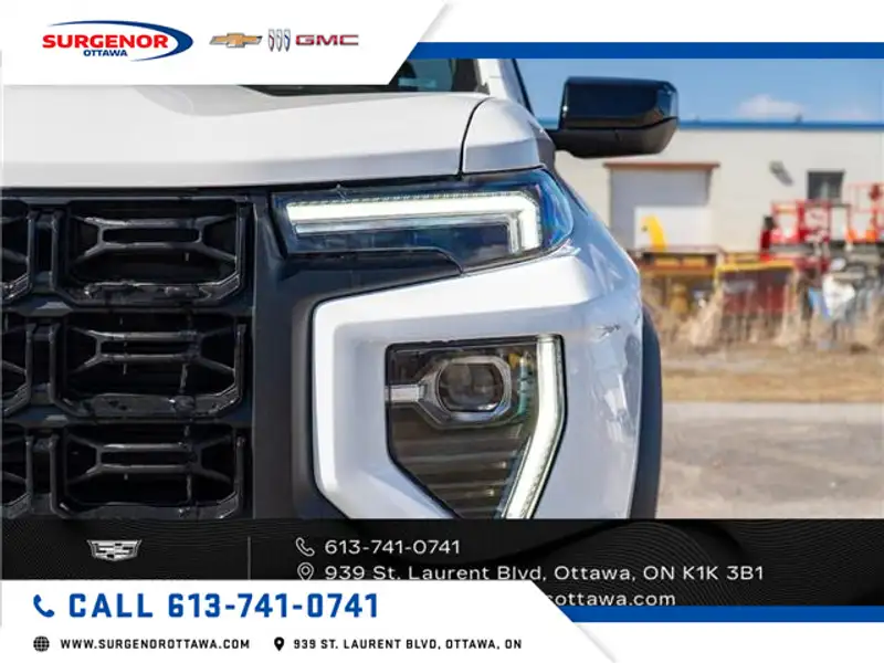 2026 GMC Canyon Elevation, bílá, 95 km, dovoz Kanada — foto 3 z 12