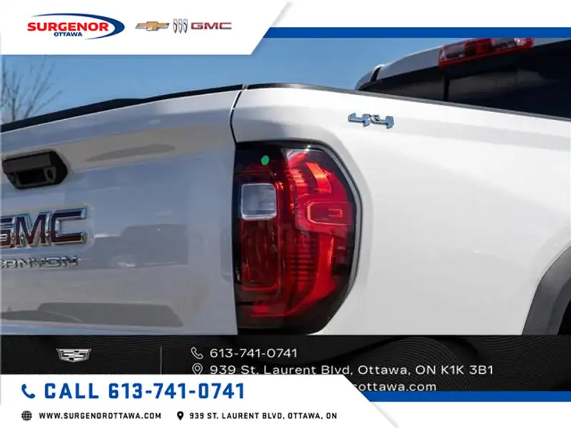 2026 GMC Canyon Elevation, bílá, 95 km, dovoz Kanada — foto 4 z 12
