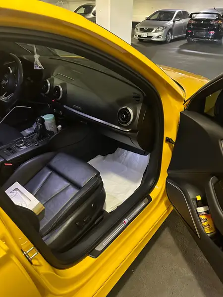 2018 Audi S3 Technik, žlutá, 121 600 km, dovoz Kanada — foto 10 z 12