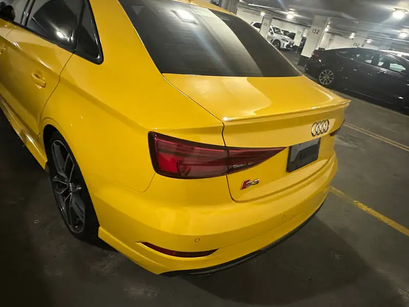 2018 Audi S3 Technik, žlutá, 121 600 km, dovoz Kanada — foto 5 z 12