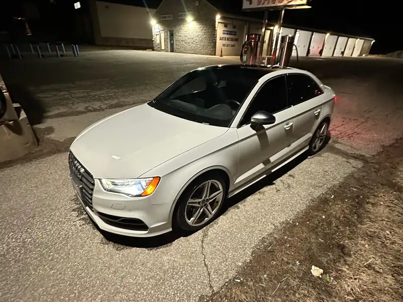 2015 Audi S3 Technik, bílá, 129 000 km, dovoz Kanada — foto 4 z 4