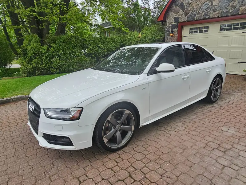 2015 Audi S4 Progressiv, bílá, 128 432 km, dovoz Kanada — foto 4 z 9