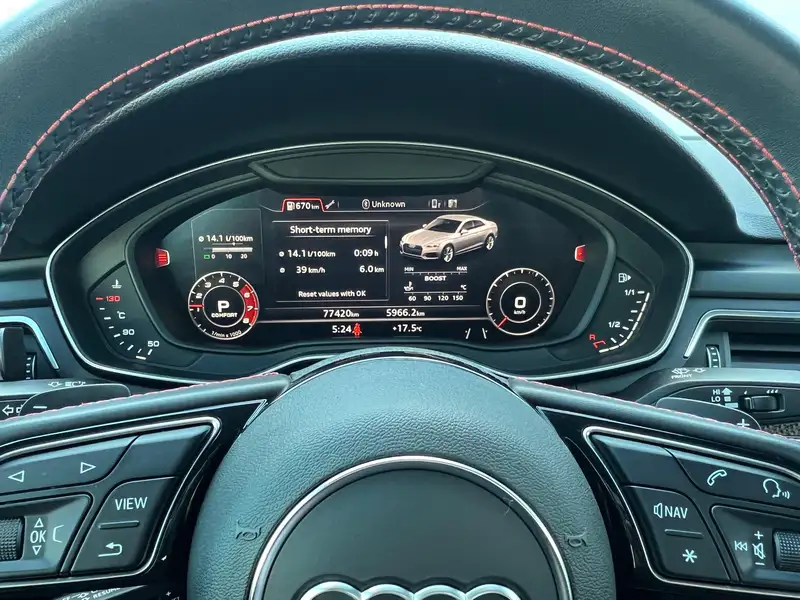 2018 Audi S5 Technik, černá, 78 000 km, dovoz Kanada — foto 8 z 12
