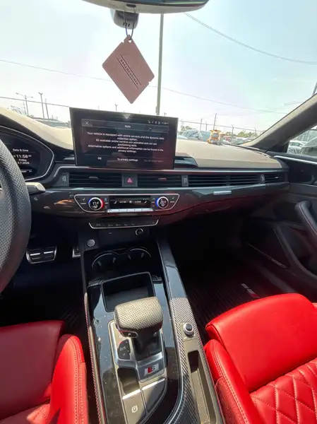 2022 Audi S5 Technik, bílá, 27 403 km, dovoz Kanada — foto 2 z 8