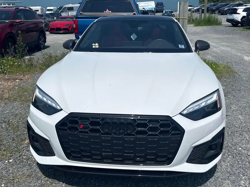 2022 Audi S5 Technik, bílá, 27 403 km, dovoz Kanada — foto 5 z 8