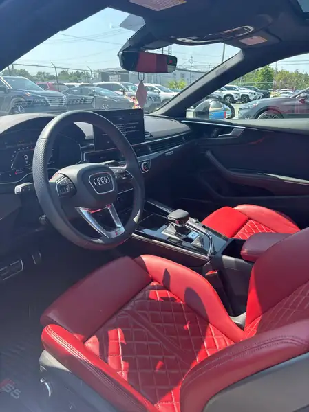 2022 Audi S5 Technik, bílá, 27 403 km, dovoz Kanada — foto 6 z 8