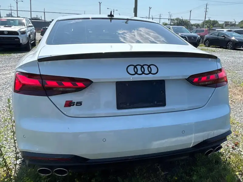 2022 Audi S5 Technik, bílá, 27 403 km, dovoz Kanada — foto 7 z 8