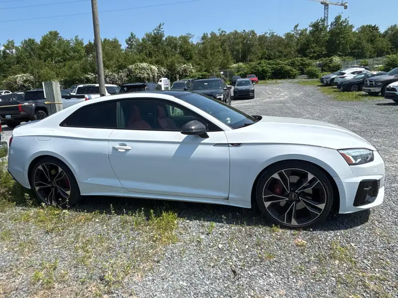 2022 Audi S5 Technik, bílá, 27 403 km, dovoz Kanada — foto 8 z 8