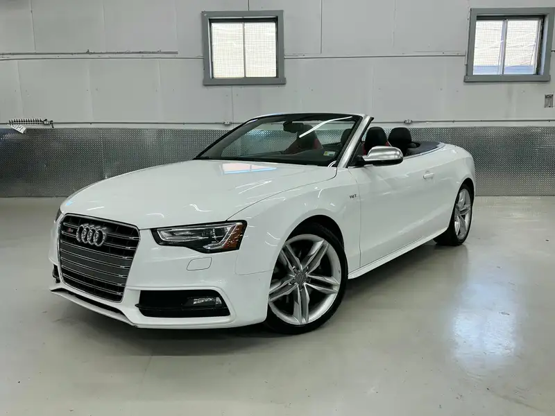 2015 Audi S5 Technik, bílá, 159 569 km, dovoz Kanada — foto 3 z 12