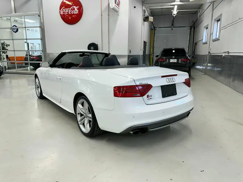 2015 Audi S5 Technik, bílá, 159 569 km, dovoz Kanada — foto 5 z 12