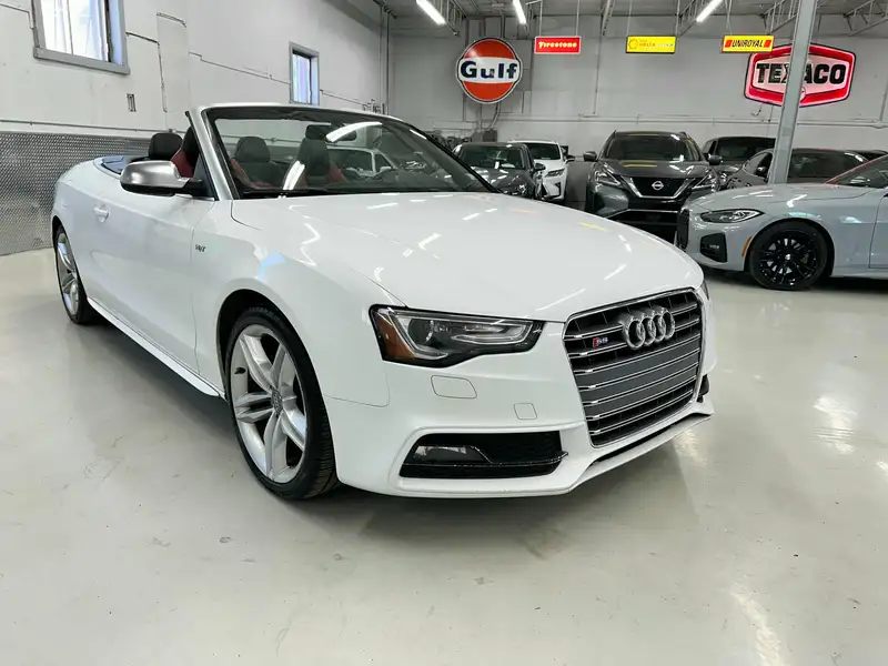 2015 Audi S5 Technik, bílá, 159 569 km, dovoz Kanada — foto 9 z 12