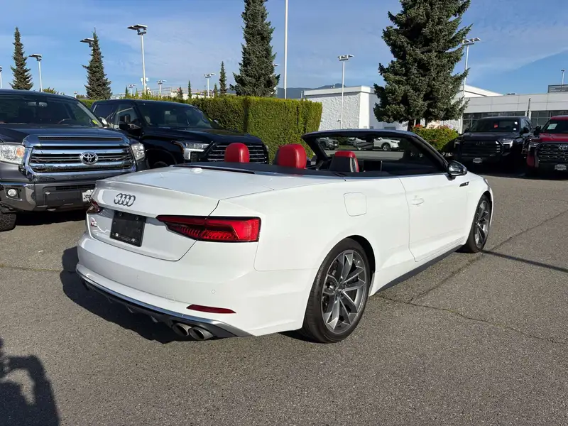 2018 Audi S5 Technik, bílá, 57 225 km, dovoz Kanada — foto 3 z 12