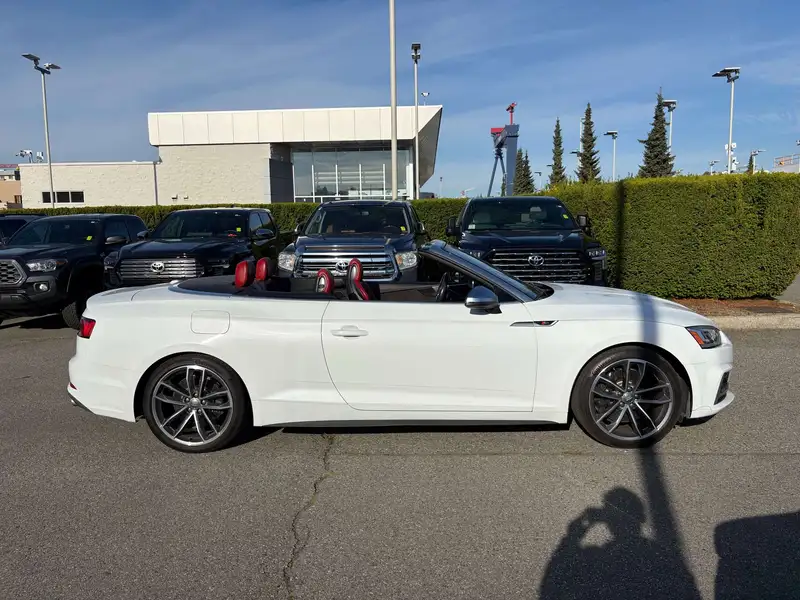 2018 Audi S5 Technik, bílá, 57 225 km, dovoz Kanada — foto 5 z 12