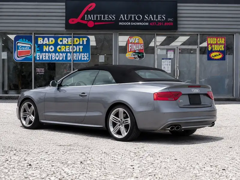 2016 Audi S5 2dr Conv Auto Technik, šedá, 170 100 km, dovoz Kanada — foto 3 z 12