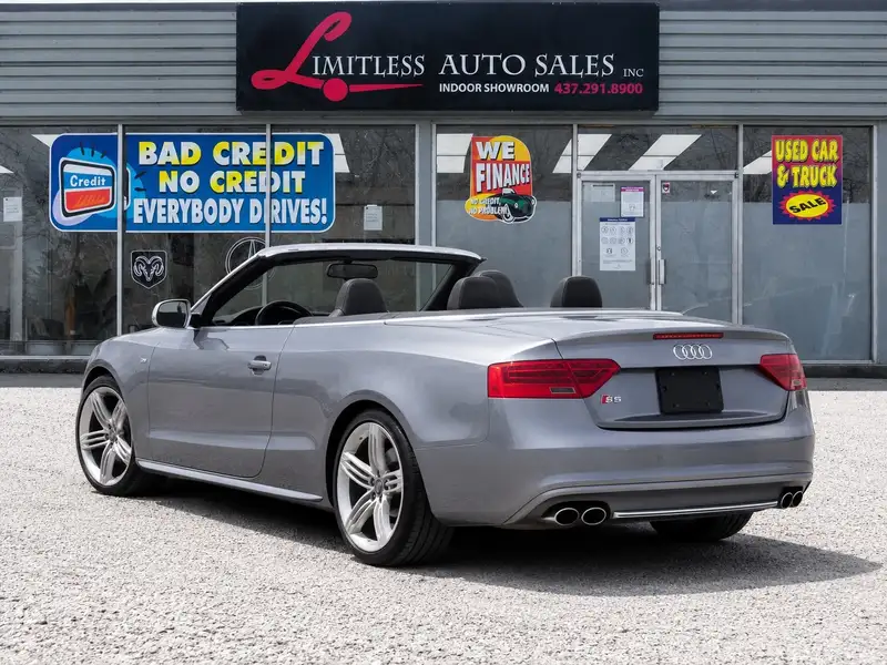 2016 Audi S5 2dr Conv Auto Technik, šedá, 170 100 km, dovoz Kanada — foto 4 z 12