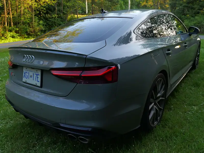 2021 Audi S5 Progressiv, šedá, 49 000 km, dovoz Kanada — foto 10 z 12