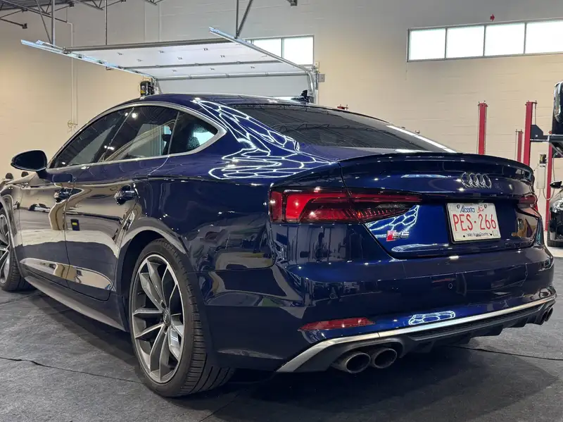 2018 Audi S5 Technik, modrá, 174 000 km, dovoz Kanada — foto 3 z 12