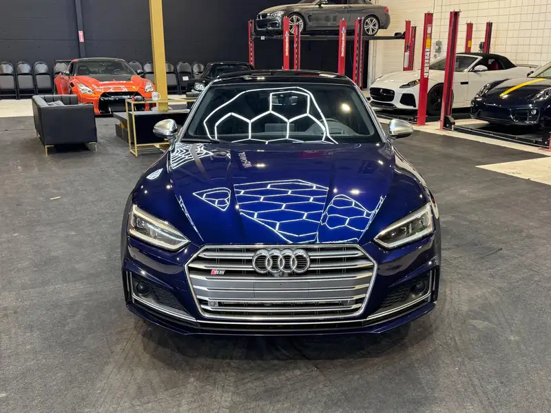 2018 Audi S5 Technik, modrá, 174 000 km, dovoz Kanada — foto 8 z 12