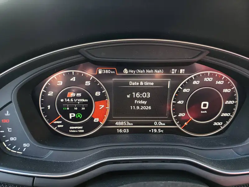 2018 Audi S5 Technik, šedá, 49 000 km, dovoz Kanada — foto 7 z 8