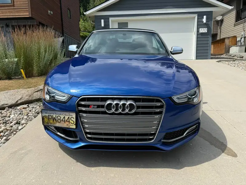 2015 Audi S5 Technik, modrá, 128 000 km, dovoz Kanada — foto 8 z 12