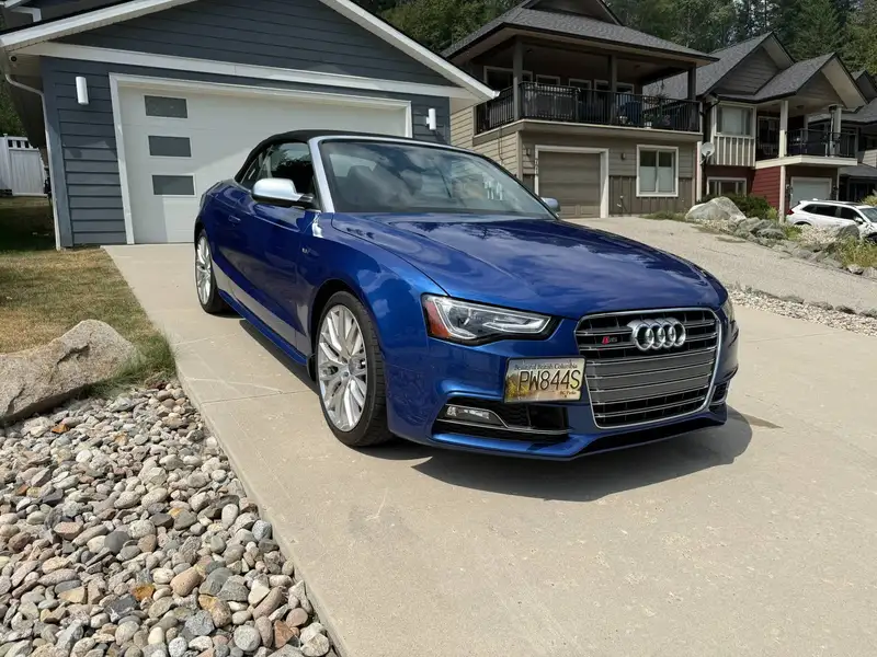 2015 Audi S5 Technik, modrá, 128 000 km, dovoz Kanada — foto 9 z 12