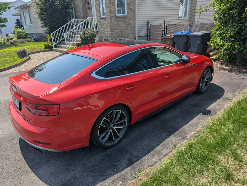 2018 Audi S5 Technik, červená, 140 000 km, dovoz Kanada — foto 2 z 6