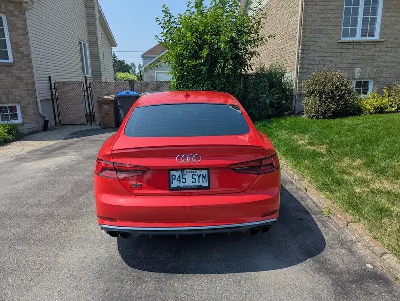 2018 Audi S5 Technik, červená, 140 000 km, dovoz Kanada — foto 3 z 6