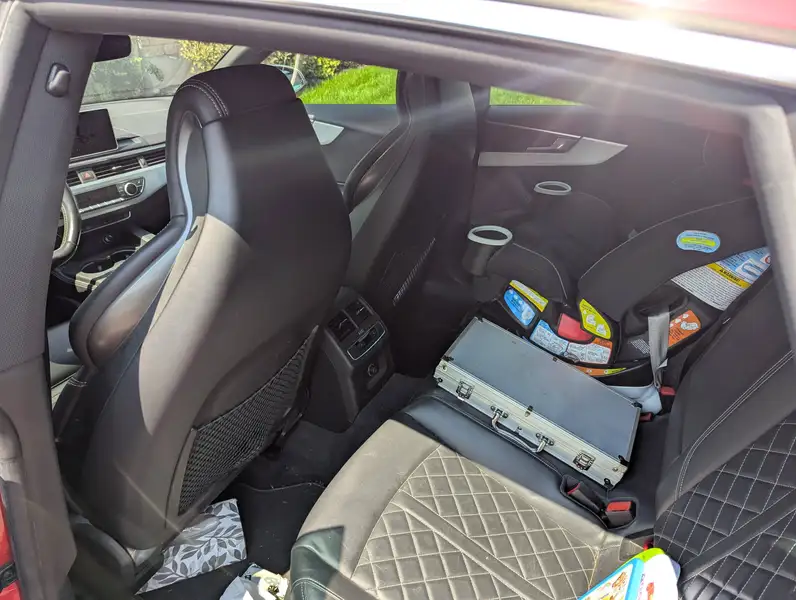2018 Audi S5 Technik, červená, 140 000 km, dovoz Kanada — foto 4 z 6