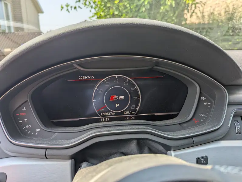 2018 Audi S5 Technik, červená, 140 000 km, dovoz Kanada — foto 6 z 6