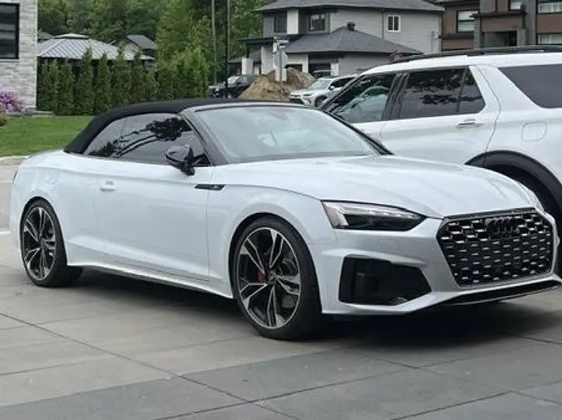 2022 Audi S5 Technik, bílá, 59 000 km, dovoz Kanada — foto 2 z 3