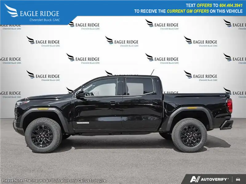 2026 GMC Canyon Elevation Forward Collision Alert, and Automatic E, černá, 10 km, dovoz Kanada — foto 3 z 12