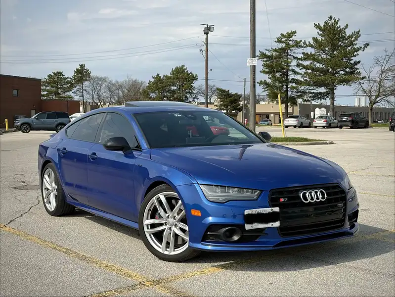2016 Audi S7, modrá, 192 000 km, dovoz Kanada — foto 2 z 12