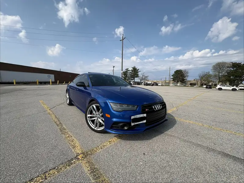 2016 Audi S7, modrá, 192 000 km, dovoz Kanada — foto 3 z 12