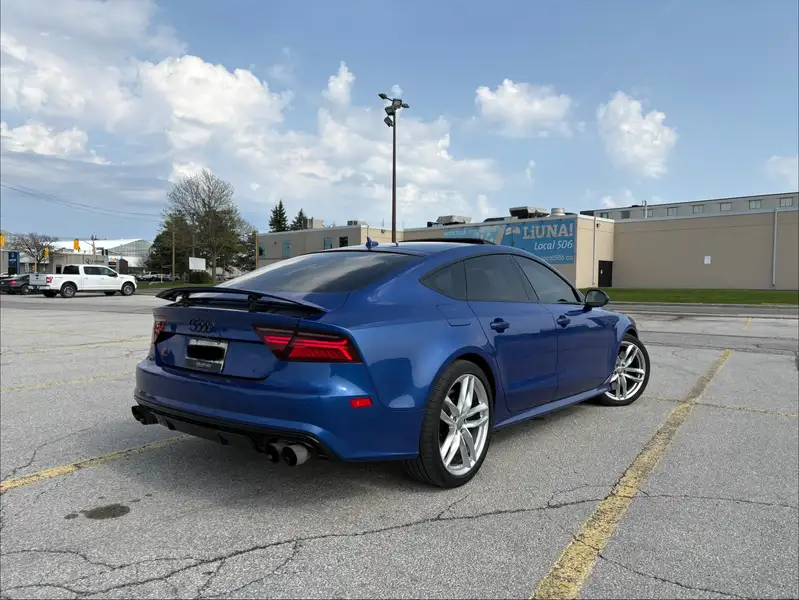 2016 Audi S7, modrá, 192 000 km, dovoz Kanada — foto 5 z 12