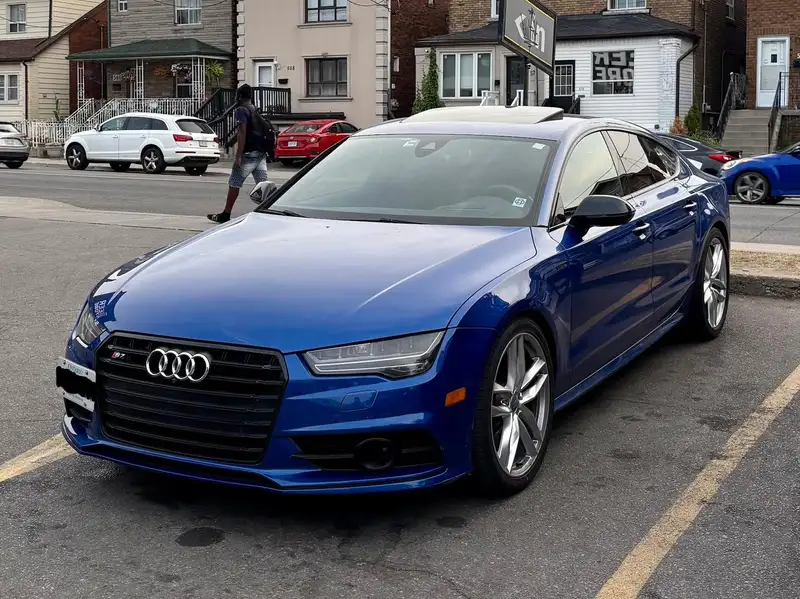 2016 Audi S7, modrá, 192 000 km, dovoz Kanada — foto 7 z 12
