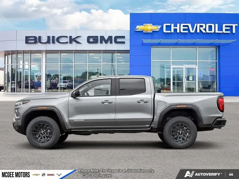 2026 GMC Canyon Elevation, stříbrná, 0 km, dovoz Kanada — foto 3 z 12