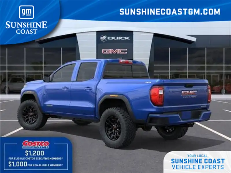 2026 GMC Canyon Elevation, modrá, 26 km, dovoz Kanada — foto 3 z 6