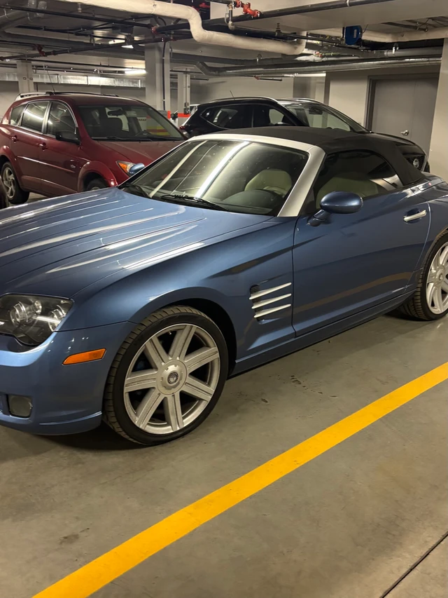 2005 Chrysler Crossfire, modrá, 46 700 km, dovoz Kanada — foto 2 z 5
