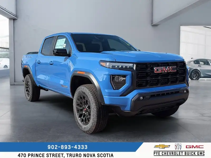 2026 GMC Canyon Elevation, modrá, 10 km, dovoz Kanada — foto 3 z 12