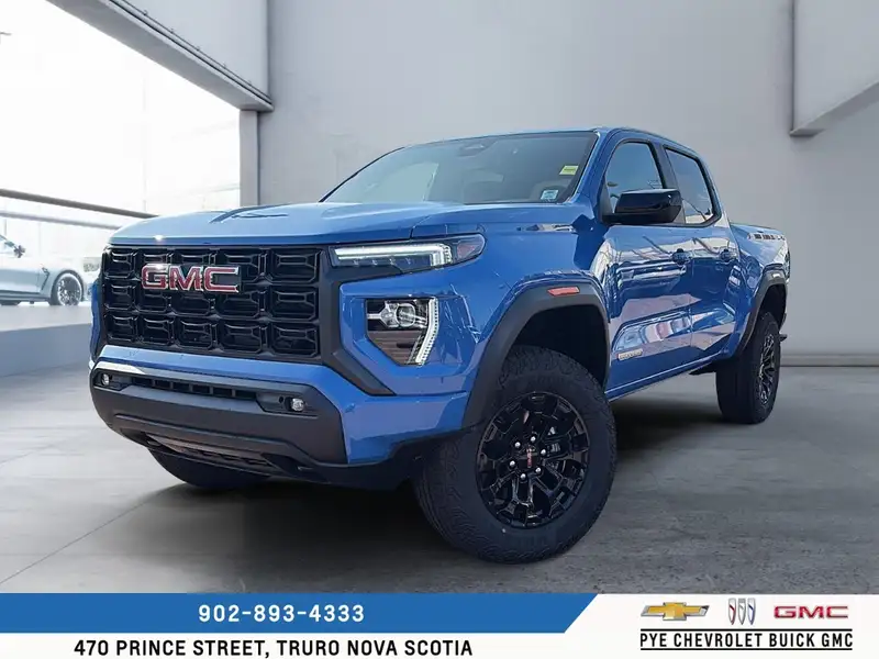 2026 GMC Canyon Elevation, modrá, 10 km, dovoz Kanada — foto 9 z 12