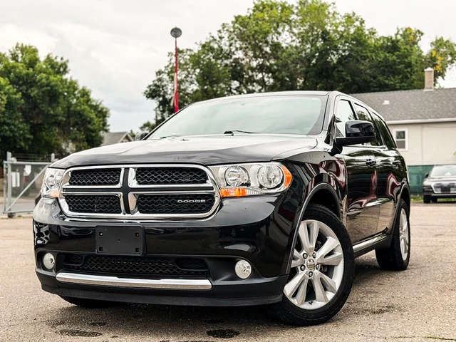 2012 Dodge Durango SXT, černá, 188 562 km, dovoz Kanada — foto 4 z 5