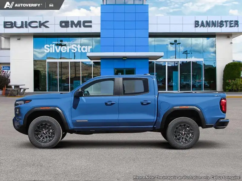 2026 GMC Canyon Elevation, modrá, 10 km, dovoz Kanada — foto 3 z 10