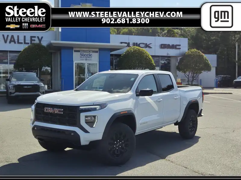 2026 GMC Canyon Elevation, bílá, 0 km, dovoz Kanada — foto 1