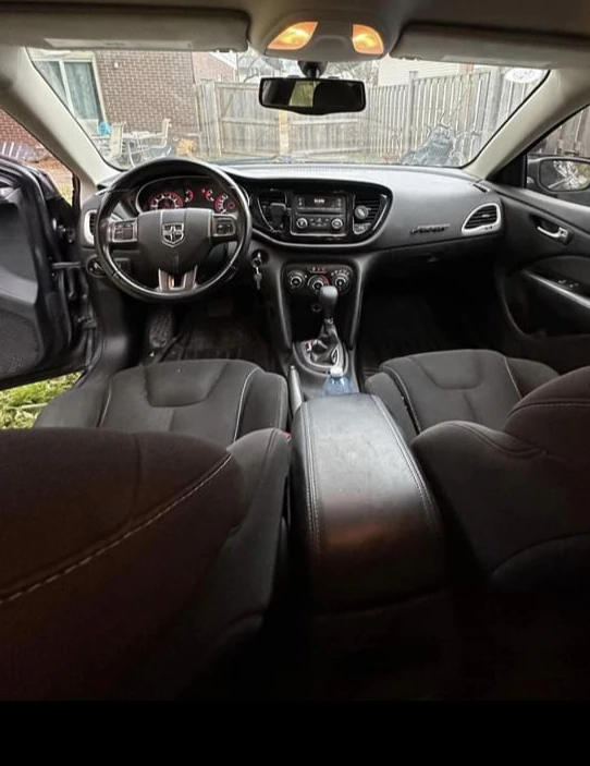 2014 Dodge Dart, šedá, 119 558 km, dovoz Kanada — foto 3 z 5